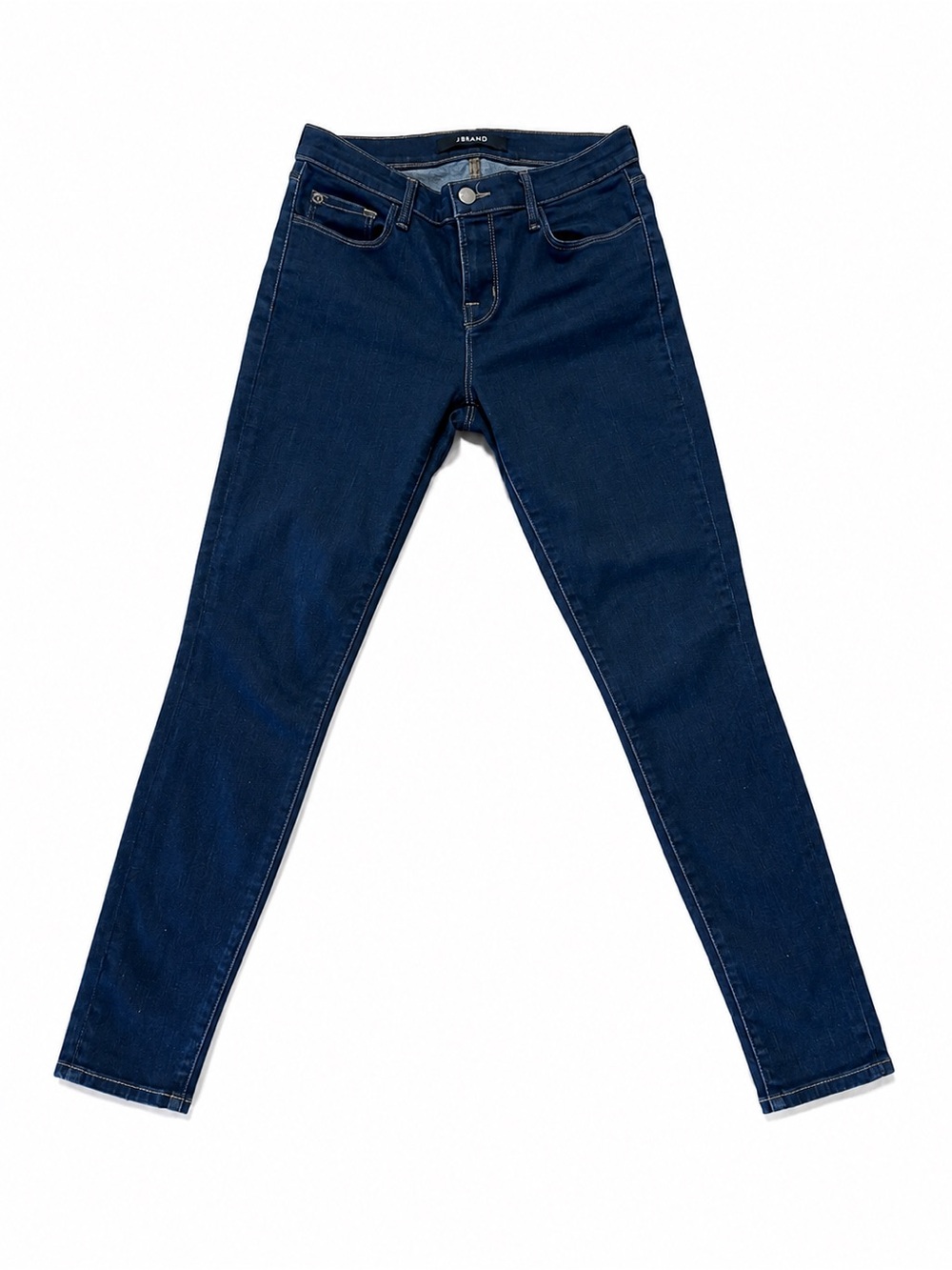 J Brand Skinny Capri Jeans in Dark Blue Indigo